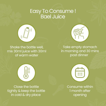 KRISHNA'S HERBAL & AYURVEDA Bael Juice -1000 Ml Concentrate Sugar Free Beal Juice For Healthy Gut Health, Bel Swaras With No Added Color Or Flavour