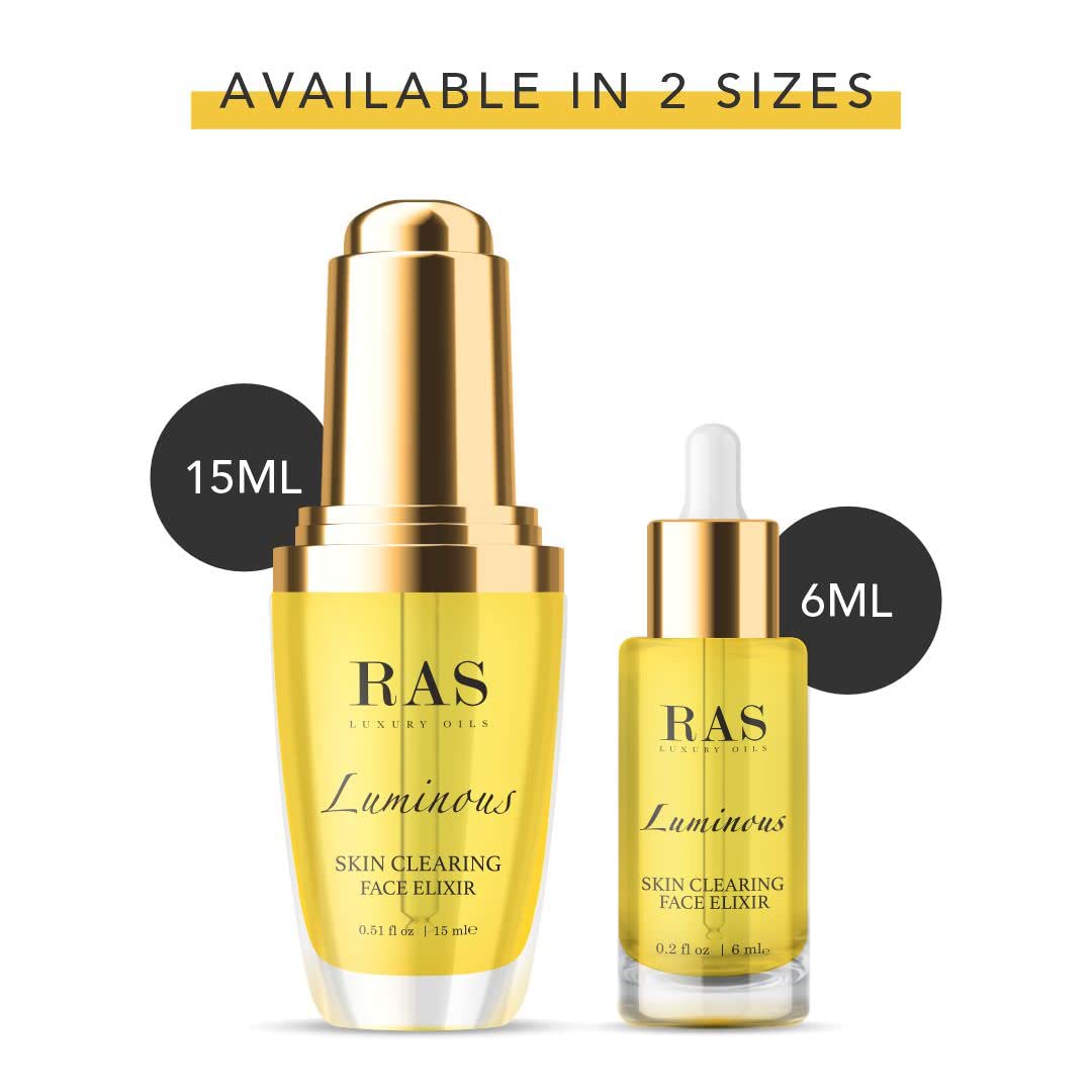 RAS LUXURY OILS Luminous Skin Clearing Face Elixir Nourishing Serum