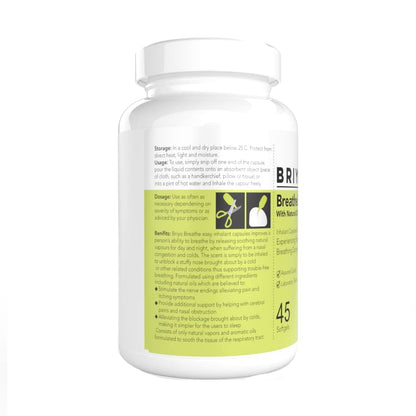 Supplement bottle with label on a white background