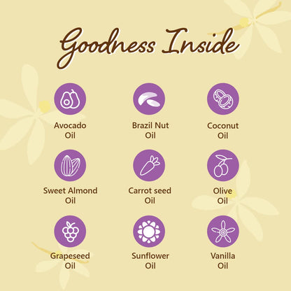 Plum BodyLovin' Vanilla Vibes Body Oil | Intense Moisture & Instant Glow | Long Lasting Warm Vanilla Fragrance | Non-Greasy & Lightweight | Soft & Nourished Skin | For Dry To Very Dry Skin - 100ml