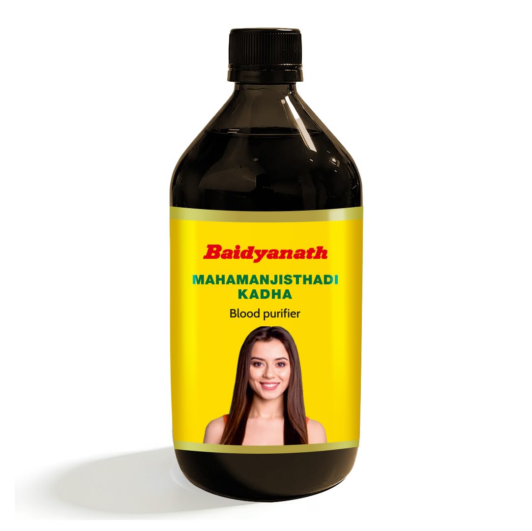 Baidyanath Mahamanjisthadi Kadha - 450 ml | Herbal Formula with Mahamanjishtha, for Skin and Wellness Support