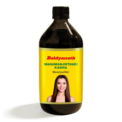 Baidyanath Mahamanjisthadi Kadha - 450 ml | Herbal Formula with Mahamanjishtha, for Skin and Wellness Support