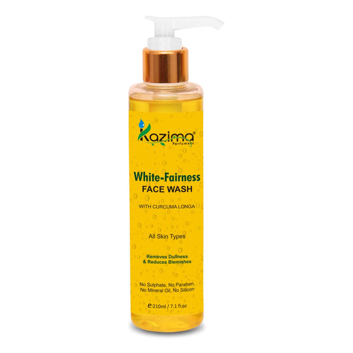 KAZIMA White Fairness Face Wash (200ML) - Removes Dullness & Reduces Blemishes