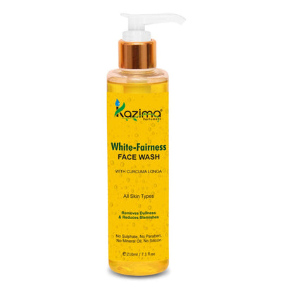 KAZIMA White Fairness Face Wash (200ML) - Removes Dullness & Reduces Blemishes