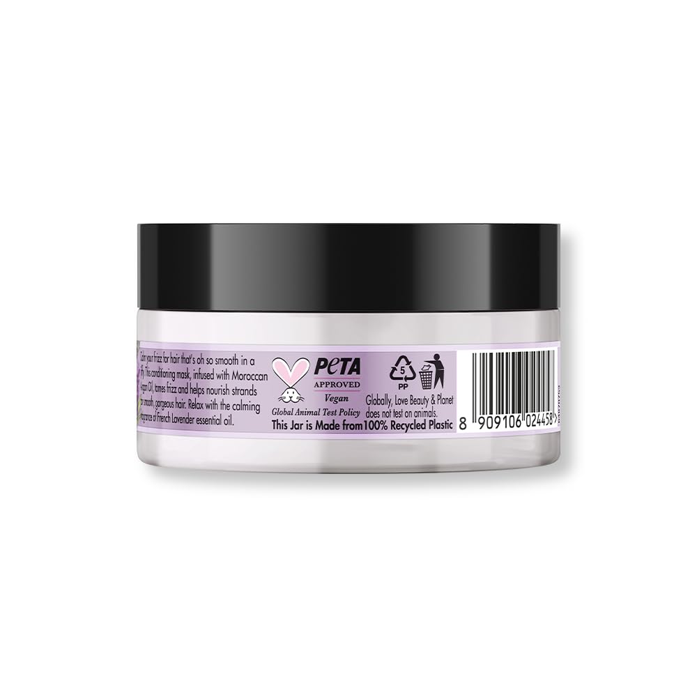 Cosmetic jar with a purple label on a white background