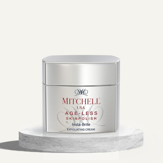 Mitchell USA Skin Polish Exfoliating Cream For Brightening Skin | Dead Skin Removal, Restores radiance & Activates Natural Luminosity | Lotus Seed Extract | For Women & Men | For All Skin Type | 50gm.
