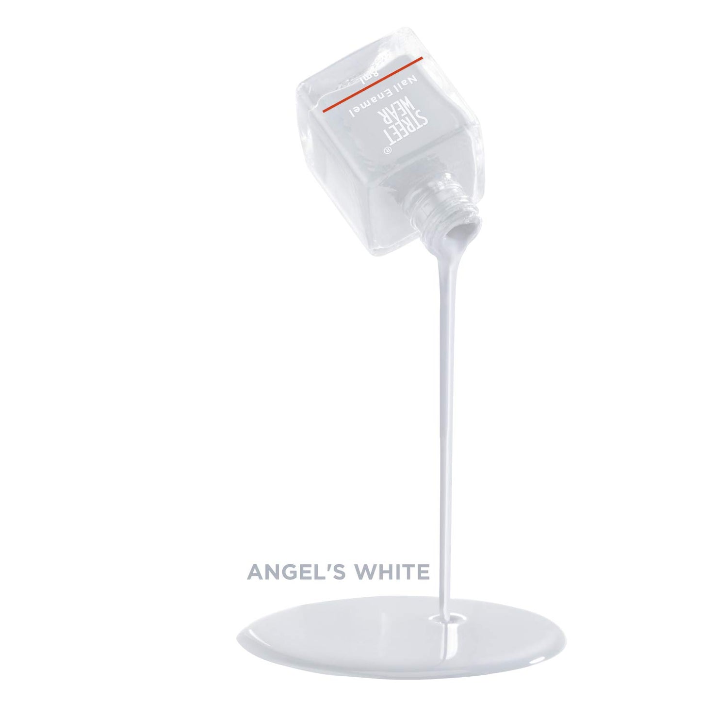 Street Wear Nail Enamel, Angel's White, 8ml