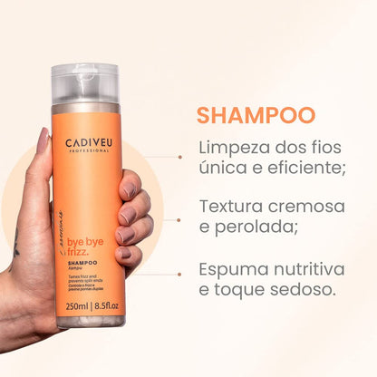 CADIVEU Bye Bye Frizz Shampoo (250ml)