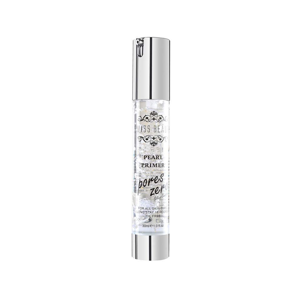 Skincare serum bottle labeled 'Pores Zero' on a white background