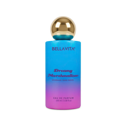 BELLAVITA Dreamy Marshmallow | Long Lasting EDP | 100ml | Perfume for Man | Perfume for Woman | Smells Like a Snack | Marshmallow, Strawberry, Vanilla & Musk | Premium Unisex Gourmand Fragrance