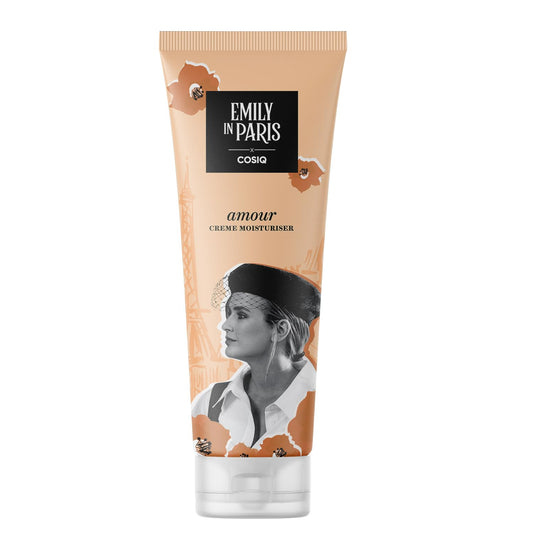 Cos-IQ Emily In Paris Amour Soft Light Moisturizer Creme, 200 ml | for Face, Hand & Body, Non-Greasy Cream with Vitamin E | Intense Moisturizing for All Skin Types