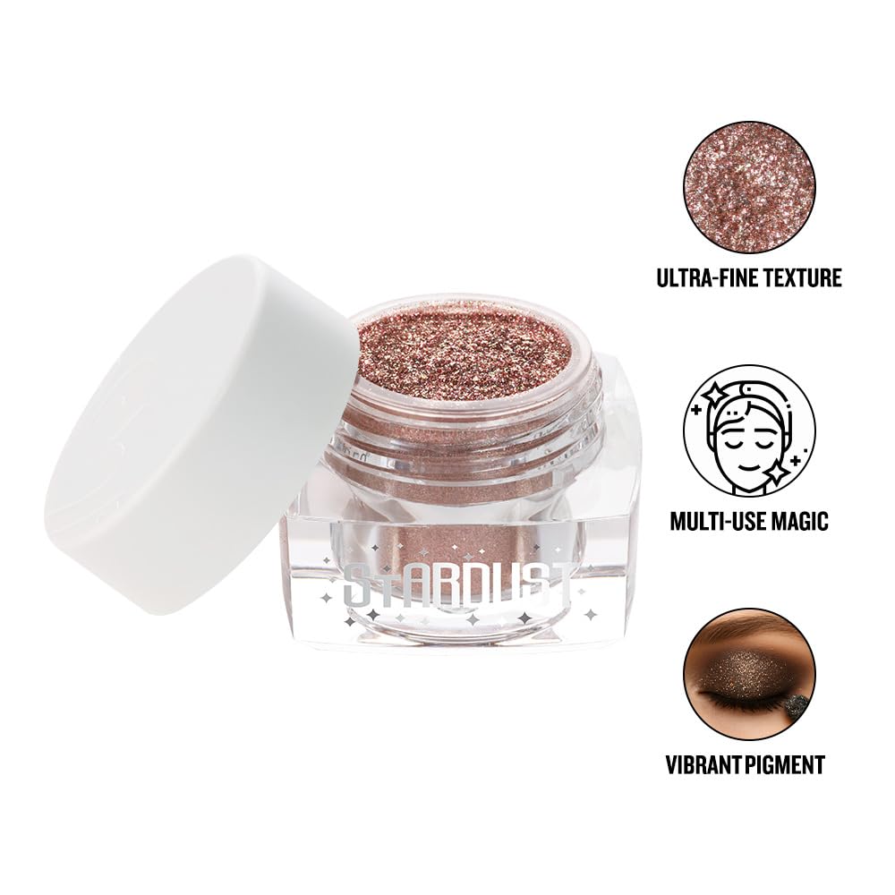 Daily Life Forever52 Stardust Loose Glitter | Ultra-Fine Cosmetic Glitter for Eyes, Face & Body – Long-Lasting Sparkle for Party, Festival & Glam Makeup (Twilight ORBIT-11, 2g)