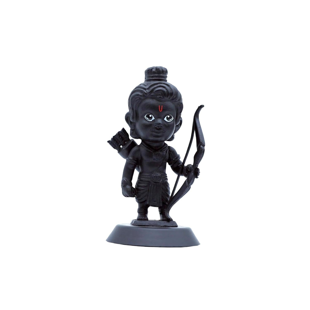 Shri Ram Lalla Figurine Showpiece for Car Dashboard, Home Office | Ram Ji Murti Statue for Hindu Temple, Spiritual Decor | Gift for Devotees