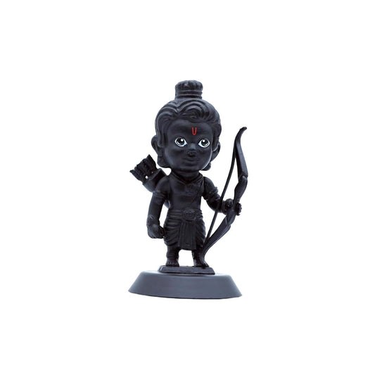 Shri Ram Lalla Figurine Showpiece for Car Dashboard, Home Office | Ram Ji Murti Statue for Hindu Temple, Spiritual Decor | Gift for Devotees