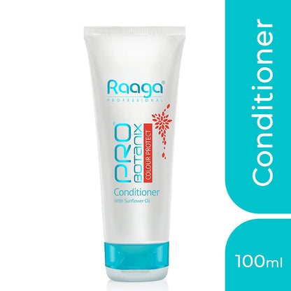 Raaga Pro Botanix Colour Protect Conditioner tube on a white background