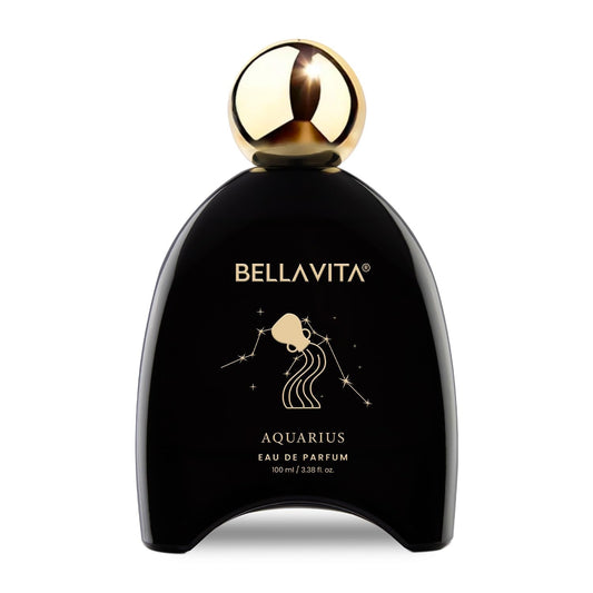 Bellavita Aquarius Eau de Parfum bottle on a white background