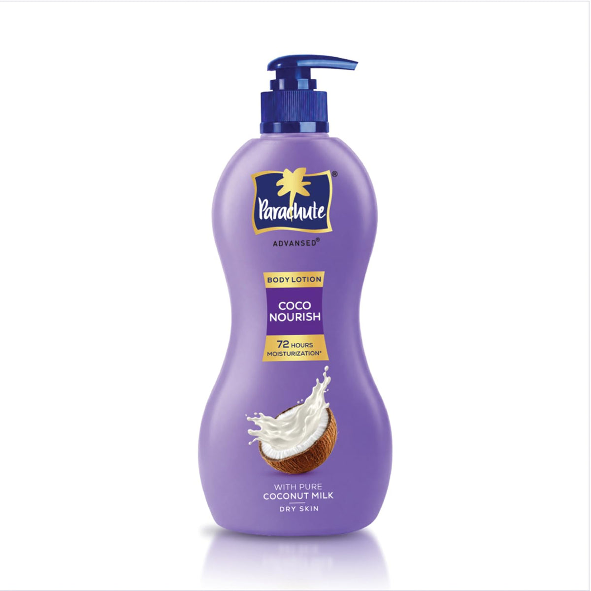 Parachute Advansed Coco Nourish Body Lotion with Pure Coconut Milk, 10 Layer Deep Action | 72 Hr | Moisturizer | Deep Nourishment | For Dry Skin | For Women | For Winter | Daily Use 600ml