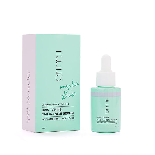 Orimii Skin Toning Niacinamide Face Serum for Dark Spots & Pigmentation | Enriched with Kakadu Plum, Hyaluronic Acid & Goji Berry | Pregnancy & Breastfeeding Safe, Fragrance Free (30ml)