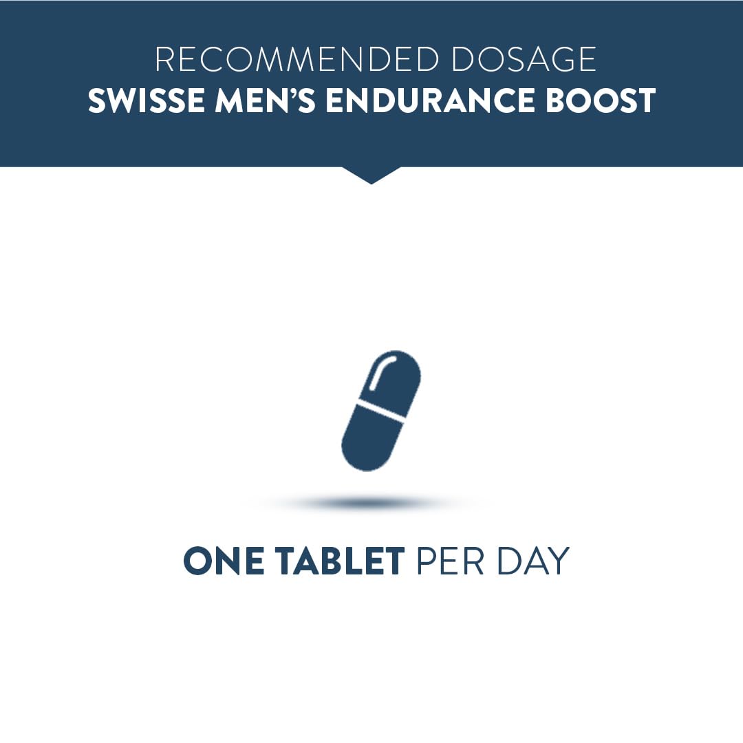 Zephivo Swisse Men’s Endurance Boost with 150mg Ashwagandha, 80mg Tribulus Terrestris (Gokshura) & Taurine for Performance Boost - Manufactured in Australia - Boosts Strength & Performance (30 Tablets)