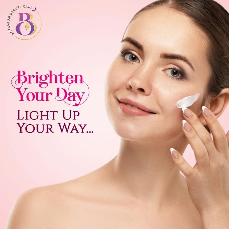 Botanium Skin Lightening Face Cream 30gm | For Melasma, Acne Spot, Freckles & Hyper Pigmentation | Enriched With L-Glutathione, Niacinamide & Vitamin C | Men & Women | Non-Greasy & Lightweight