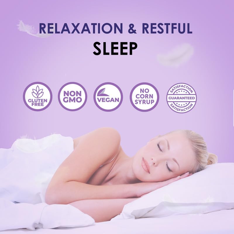 NAPSOMNIA Sleep Melatonin Gummies 10mg - Fall Asleep Fast & Wake Up Regenerated Gummies, Non-Addictive and No Next-Day Drowsiness, Black Current Flavor Sleeping Gummies for Deep Sleep (60 Count)