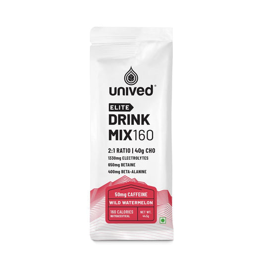 Zephivo Unived Elite Drink Mix 160 | Isotonic Energy Drink | 2:1 Ratio & 40g Carbohydrates with Betaine & Beta-Alanine | Endurance Athletes Sports Drink
