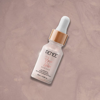 RENEE Face Gloss with Hyaluronic Acid - Rose Gold