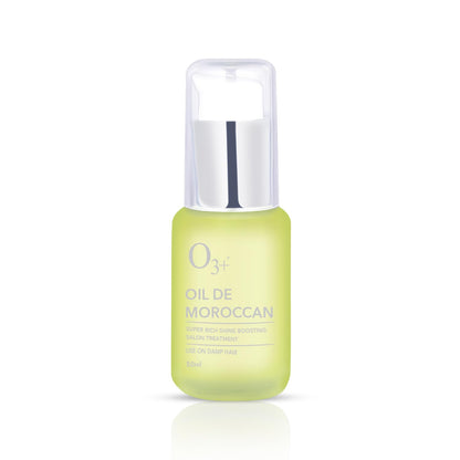 O3+ Oil De Moroccan | Super Rich Shine Boosting Salon Treatment | With Pure Argan Serum for All Hair Types | 50 ml