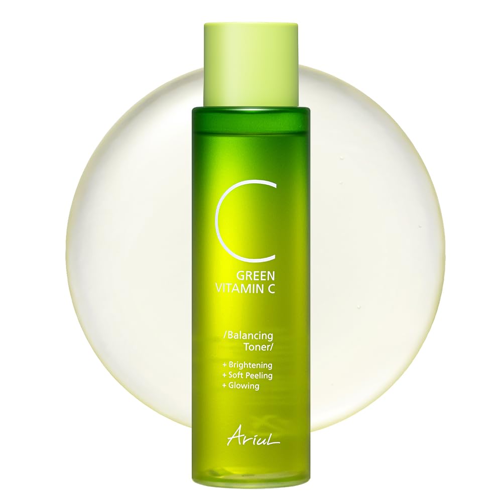 Ariul Green Vitamin C Balancing Toner 150ml | Korean Lightweight Hydrating Face Toner for brightening and Moisture care | Smooth Glowing Skin