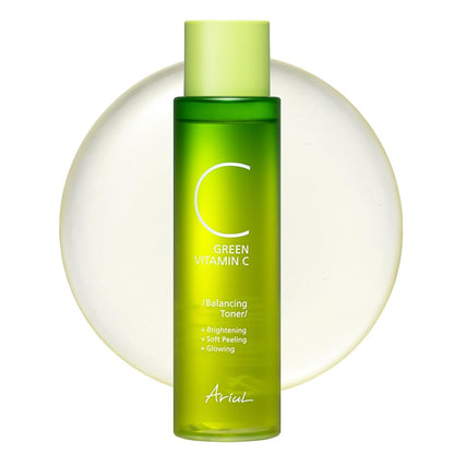 Ariul Green Vitamin C Balancing Toner 150ml | Korean Lightweight Hydrating Face Toner for brightening and Moisture care | Smooth Glowing Skin