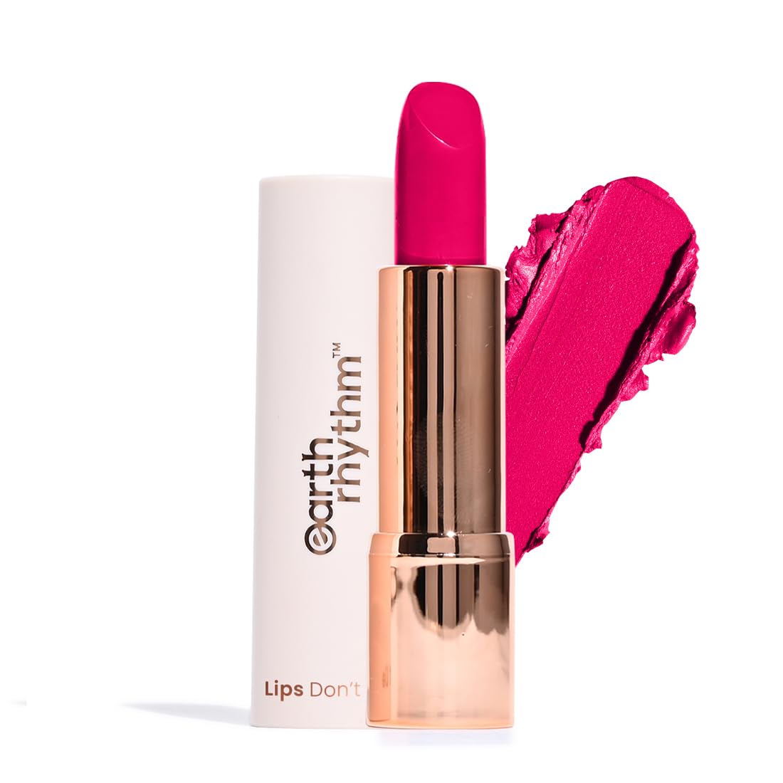 Earth Rhythm Serum Lipstick With Spf 15 - Chulbuli (02) | Dewy Finish, Chap Resistant, Nourishes Lips, Non Comedogenic | Infused With Apricot Oil, Rose Oil, Shea Butter, Cream - 3.8 Gm