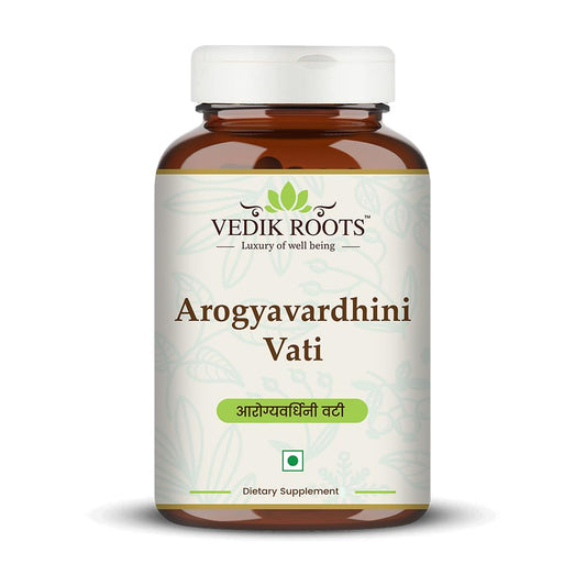 Arogyavardhini Vati Tablets - Natural Detox and Liver Health Support | For Spleen Enlargement | Reduces Bloating | For Nutrient Absorption Improvement | 120 Tablets (Pack of 1)