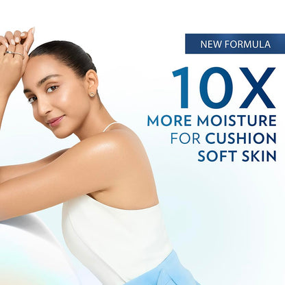 Vaseline Deep Moisture Body Lotion with Ceramide Hyaluron Fillers | 10X More Moisture for Cushion Soft Glowing Skin | For Dry Skin | Lightweight Non-Sticky Formula | 600ml
