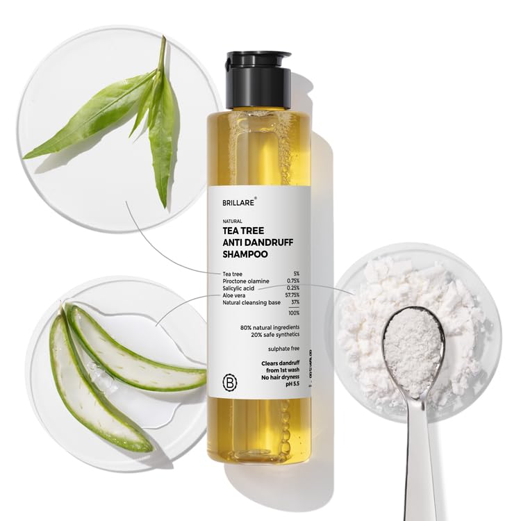 Brillare Tea Tree Anti Dandruff Shampoo - 200ml
