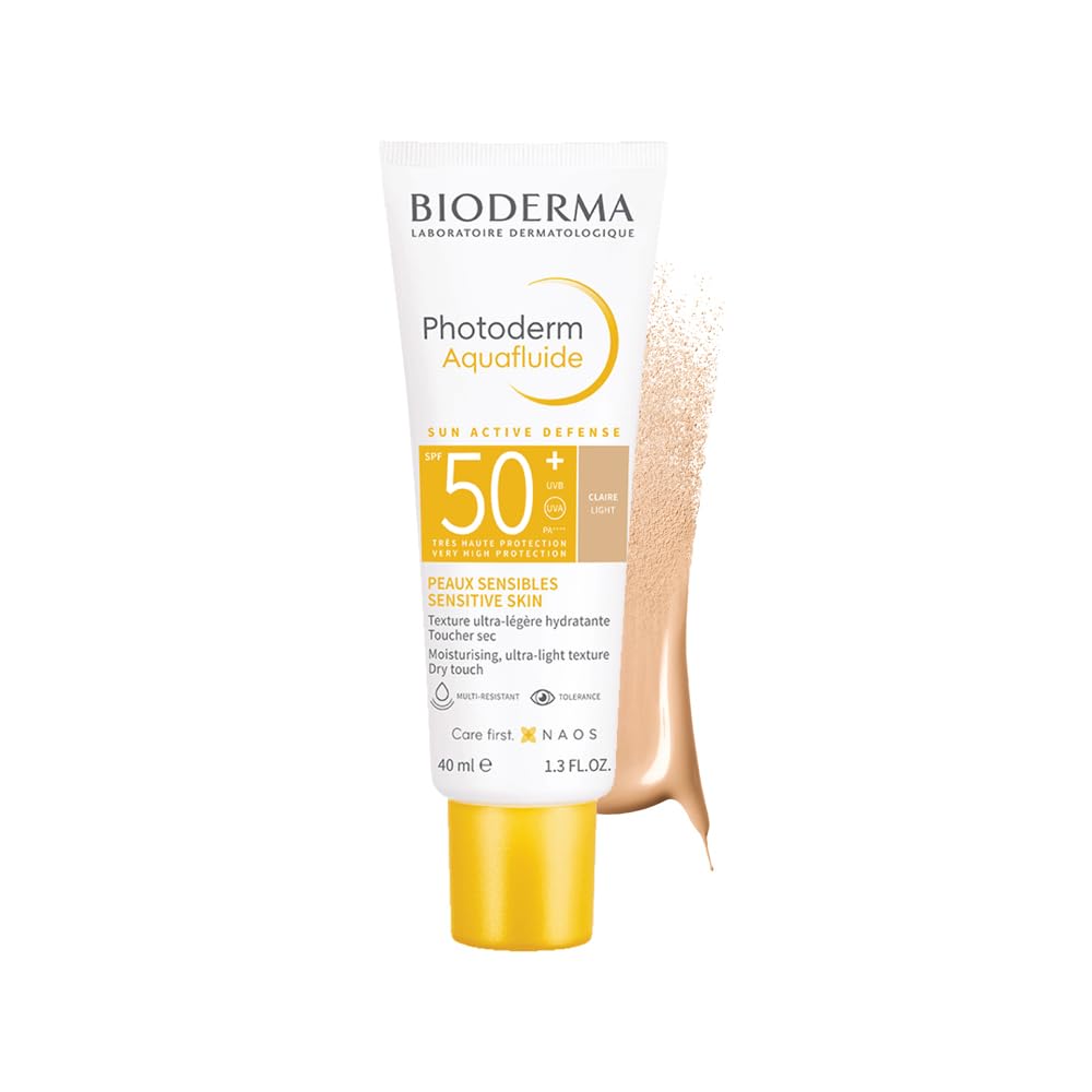 Bioderma Photoderm AquaFluide sunscreen bottle on a white background