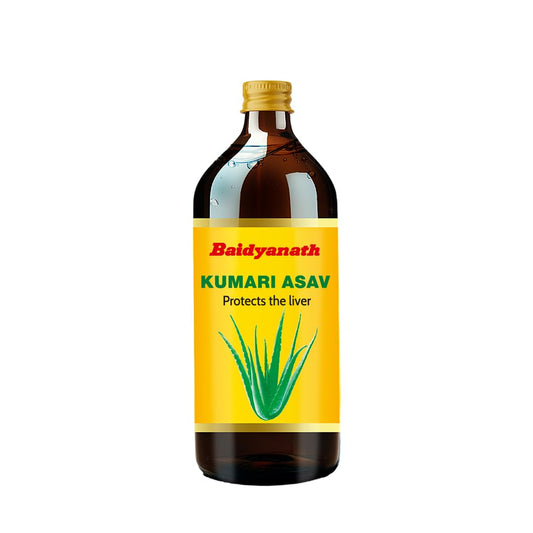 Baidyanath Kumari Asav | Ayurvedic Herbal Tonic for Liver & Digestive Balance | Aloe Vera & 39 Herbal Ingredients |450 ml
