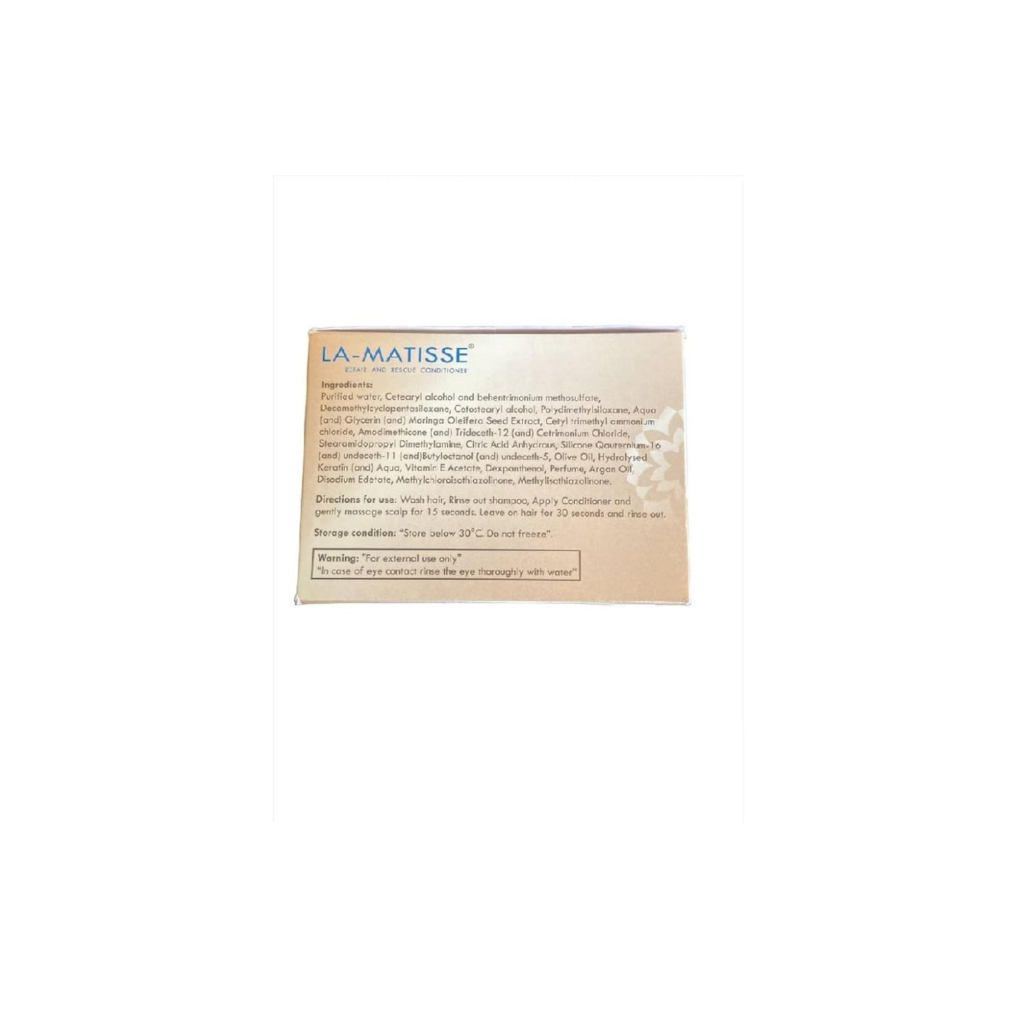 LINUX LA-MATISSE All Unscented Repair & Rescue Conditioner (100gm) , 100 gram