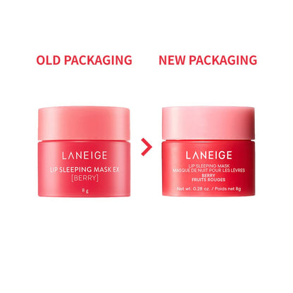 Laneige Lip Sleeping Mask | Moisturizing Lip Treatment with Vitamin C + Shea Butter for Soft Hydrated Lips | Overnight Repair | Lip Balm For Dry Chapped Lips| Lasting Hydration