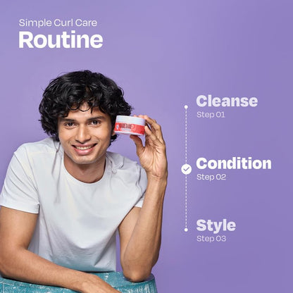 MANETAIN Multipurpose Conditioner 100gm for Curly & Wavy Hair | Hydrating Protein–Moisture Balanced Formula for Frizz Control & Softness | CG-Friendly, Silicone-Free | Suitable for Women & Men