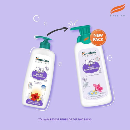 Himalaya Gentle Baby Shampoo 400ml | No Tears Formula | Mild & Safe Daily Cleanser | Gently Cleanses, Softens & Nourishes Baby’s Hair | Soap-Free & pH Balanced