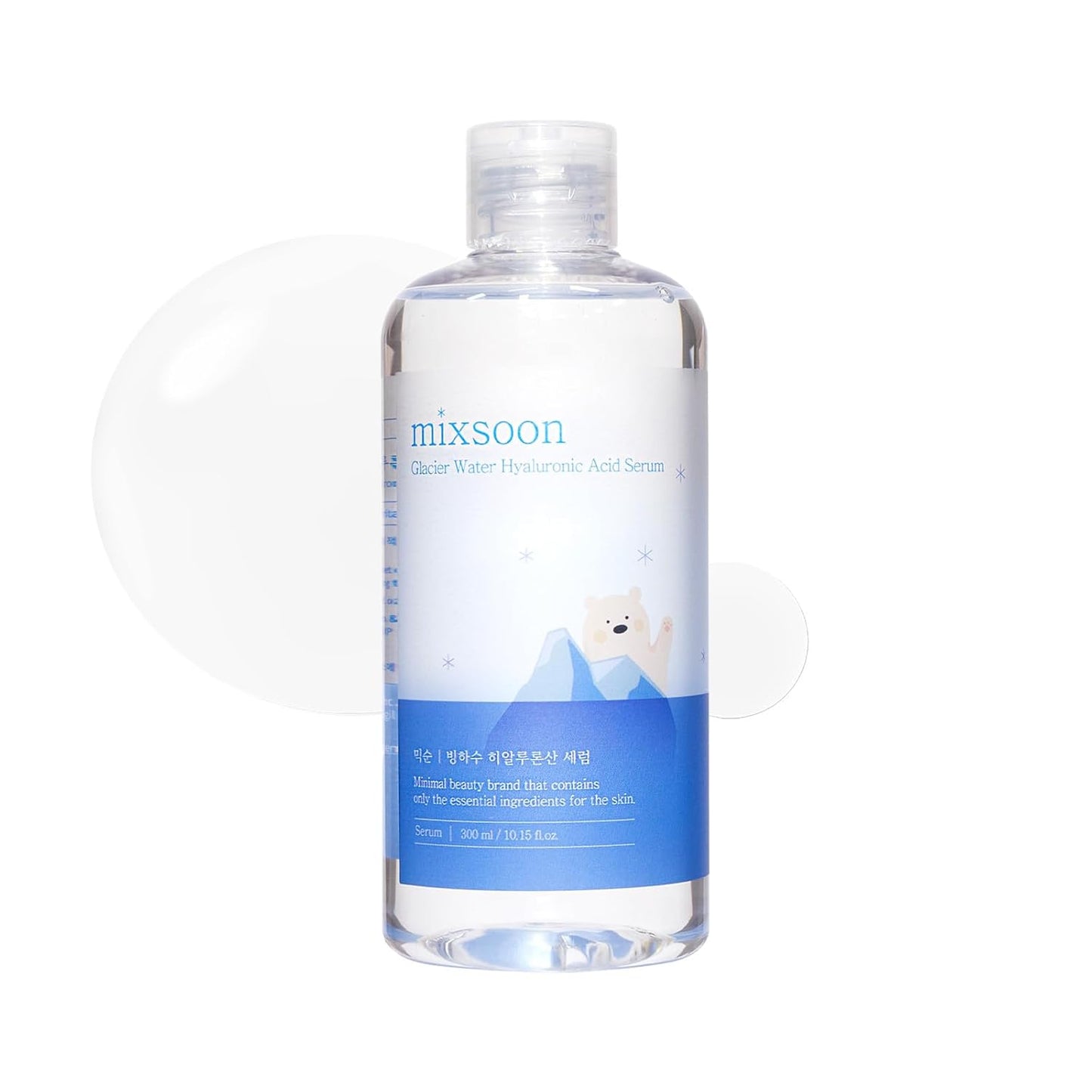 Mixsoon Glacier Water Hyaluronic Acid Serum – Deep Hydration for Dry Skin 300ml