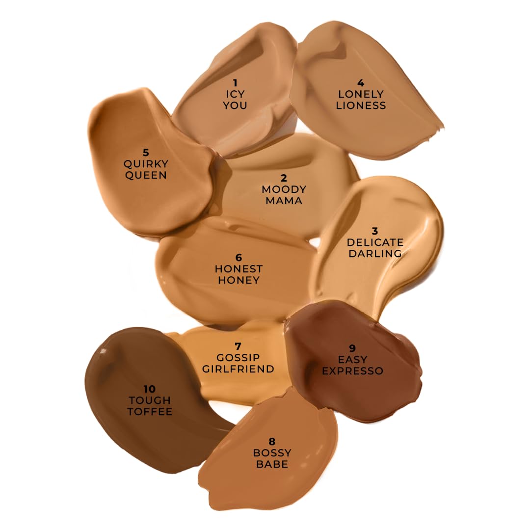 Lovechild Masaba Skip Everything Serum Skin Tint SPF 20, Liquid Foundation for all Skin type, Primer, Moisturizer, Sunscreen & Foundation In One, Enriched with Vitamin E, Lonely Lioness 30 ml