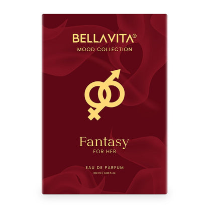 BELLAVITA Mood Collection Fantasy | Long Lasting Eau De Parfum 100ml Perfume for Woman | with Pink Pepper, Jasmine and Patchouli | Floral, Spicy Premium Fragrance