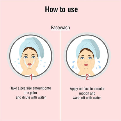 O3+ Brightening & Whitening Face Wash with Cucumber and Aloe Vera Extracts (50g)