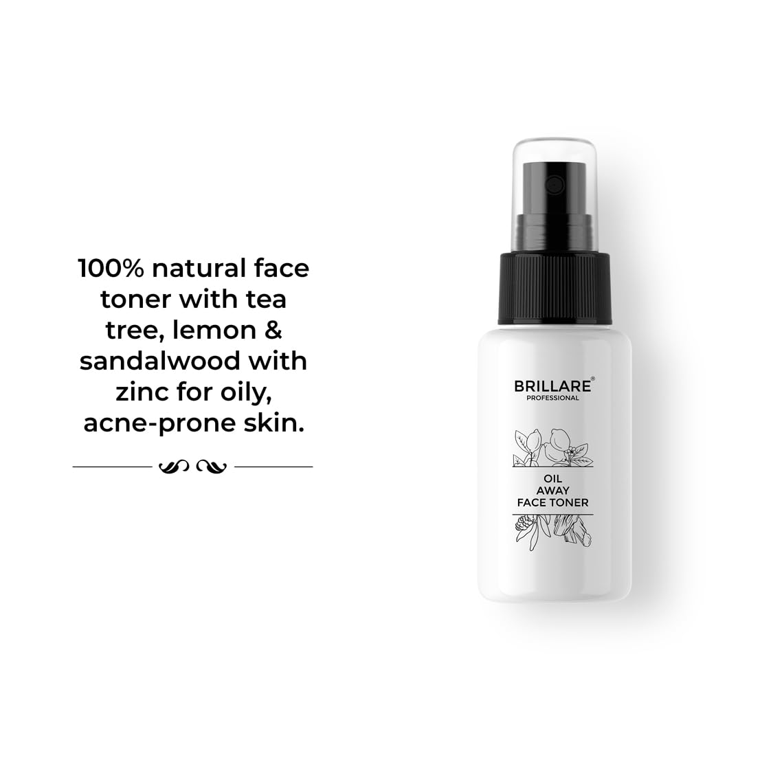 Brillare Professional Age Revival 100% Natural Face Toner With Hyaluronic Acid