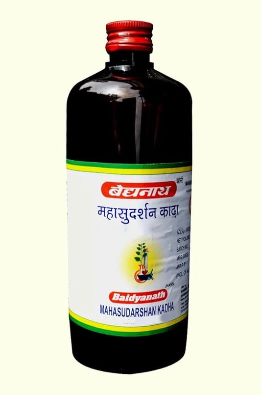 Baidyanath Asli Ayurved Jhansi Mahasudarshan Kadha - 450 Ml