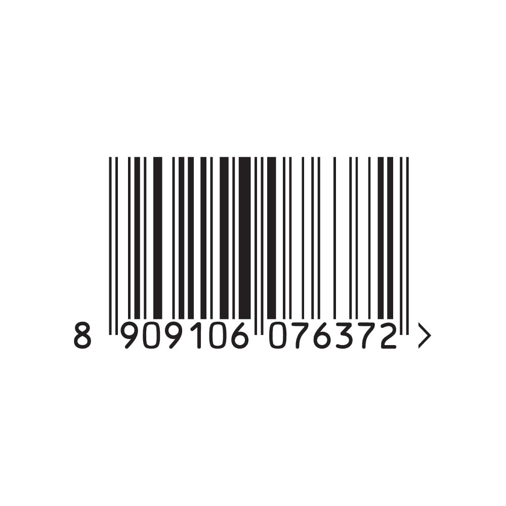 Barcode with a series of numbers on a white background