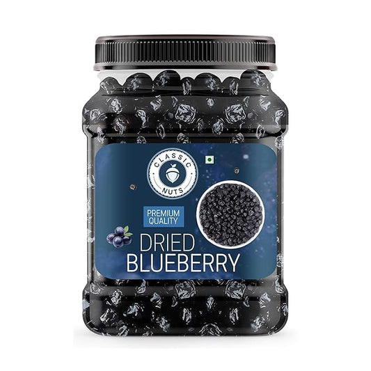 Classic Nuts Dried Blueberry Plum| Dehydrated Blueberries | Ready to Eat Dried Fruit for Baking, Smoothies, Breakfast, Desserts, Trail Mix & Healthy Snacking | Sweet Fruity Taste