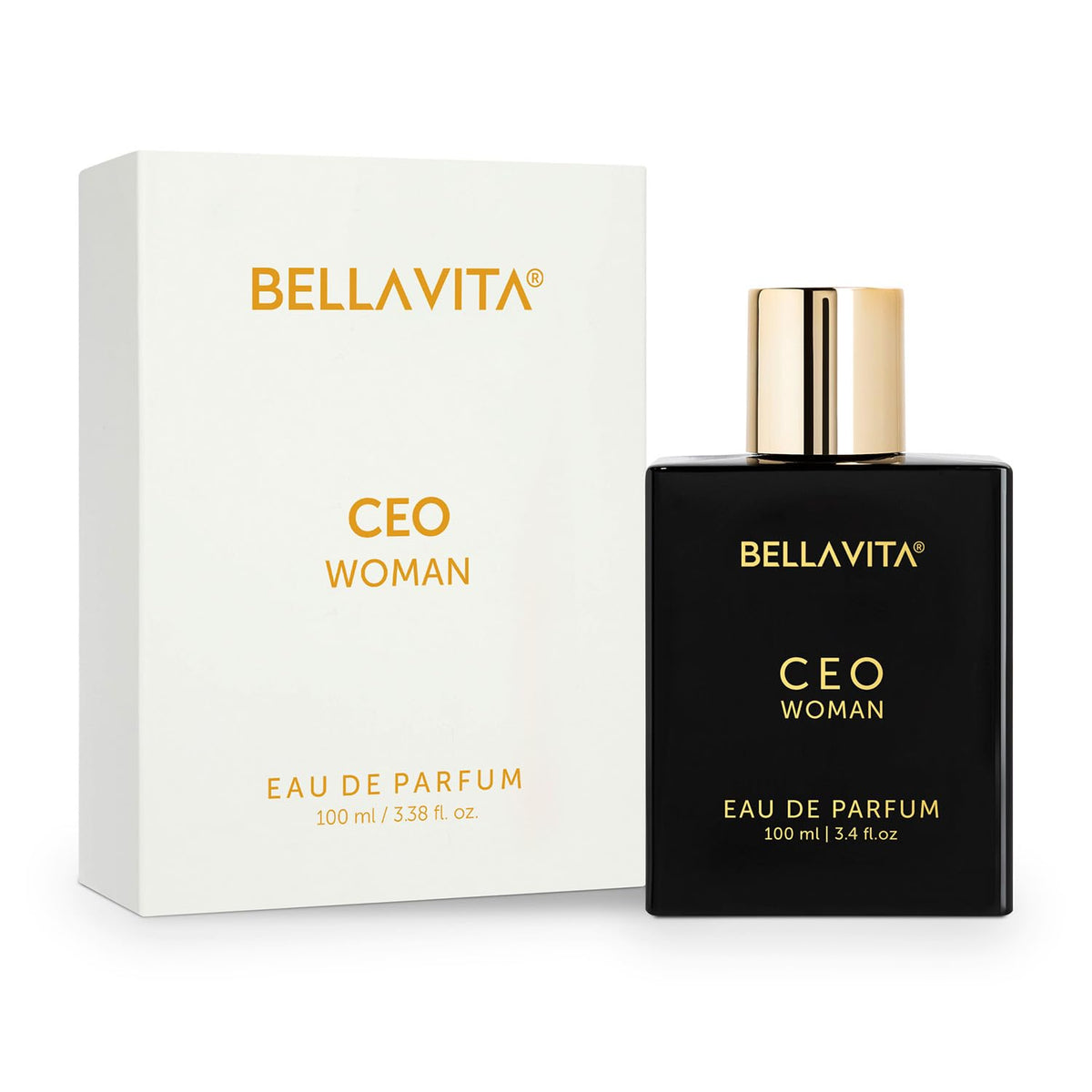 Bellavita CEO Woman Eau de Parfum bottle and packaging on a white background