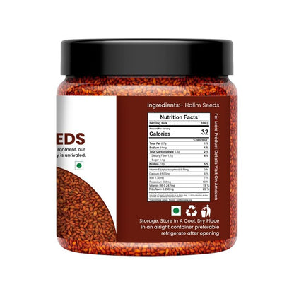 NUTRIZAIKA Halim Seeds, Aliv Seeds, Seeds for Eating, Asaliya Seed Garden Cress Seed1kg, Iron Rich Superfood for Immunity & Hair Growth
